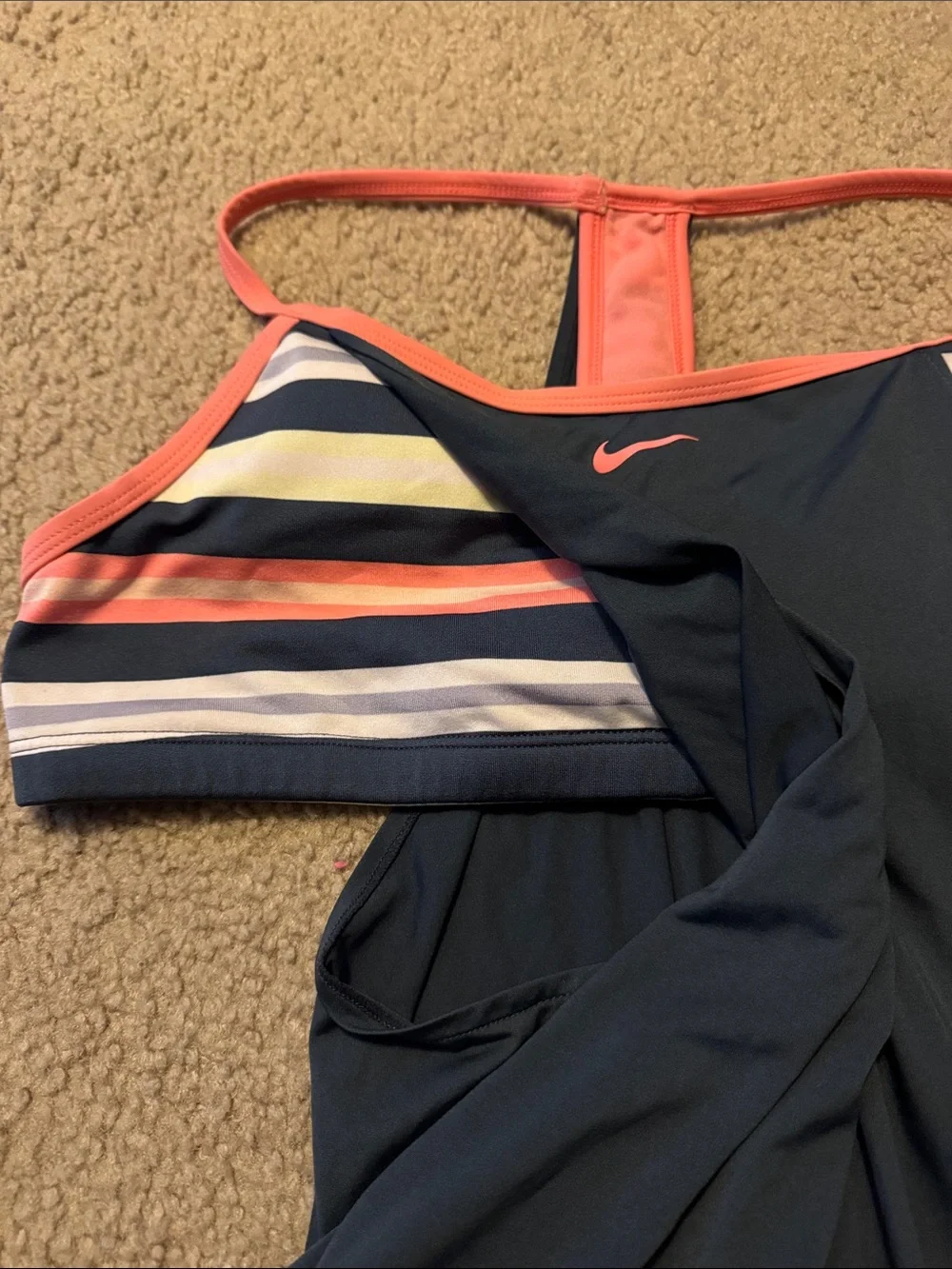 Nike swim top
